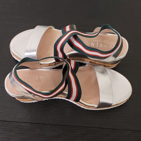 BRAND NEW STEVEN BY STEVE MADDEN WOMEN'S NC SARIA WEDGE SANDAL S2 - Picture 7 of 15